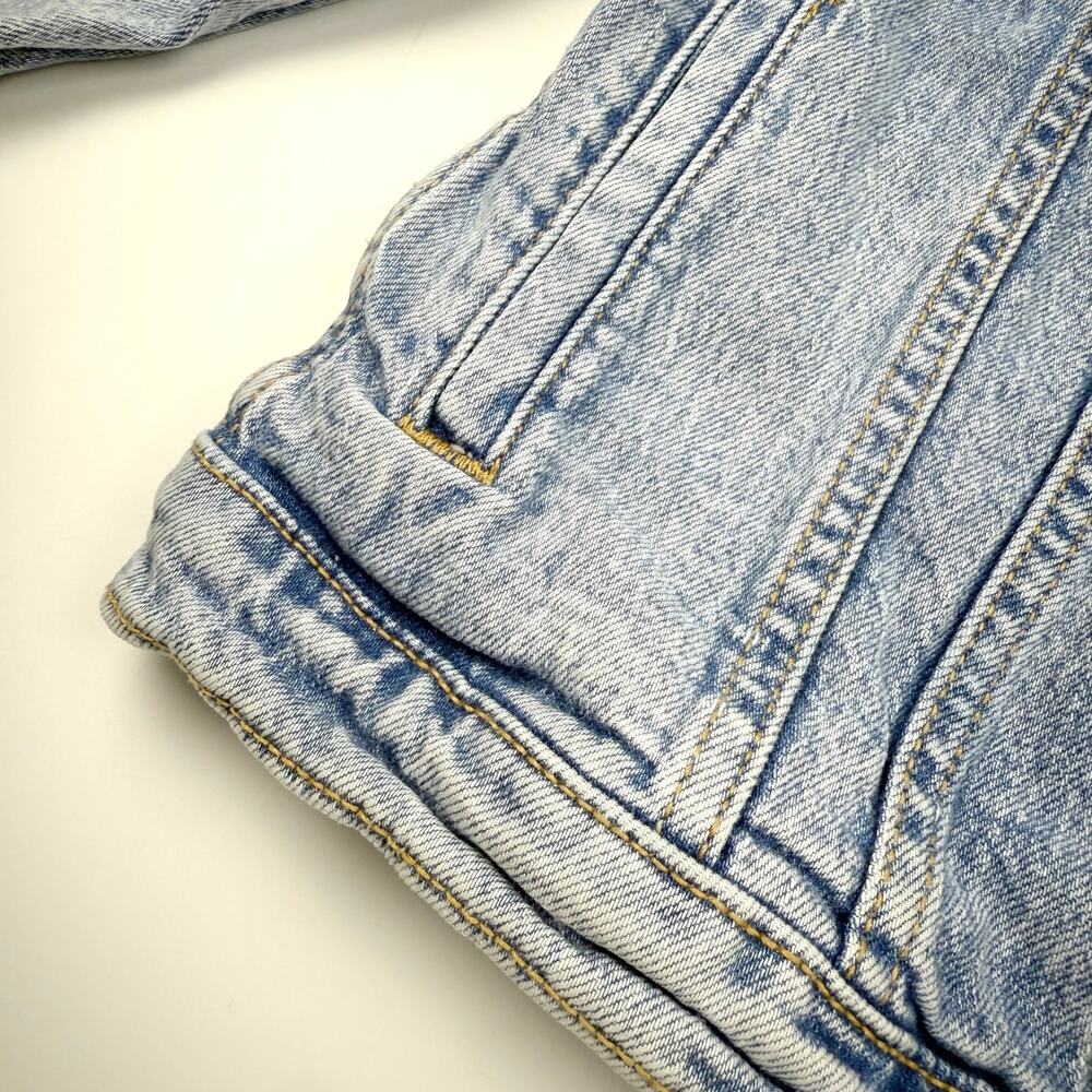 Art Class Distressed Denim Jacket - Picture 2 of 5